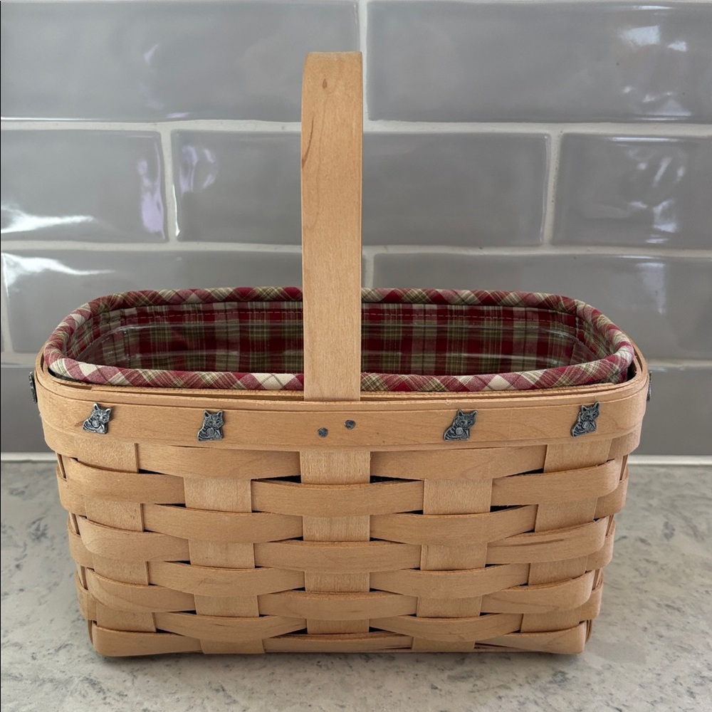 Longaberger “Handmade by Me” with Cats 2004 - Picture 2 of 11
